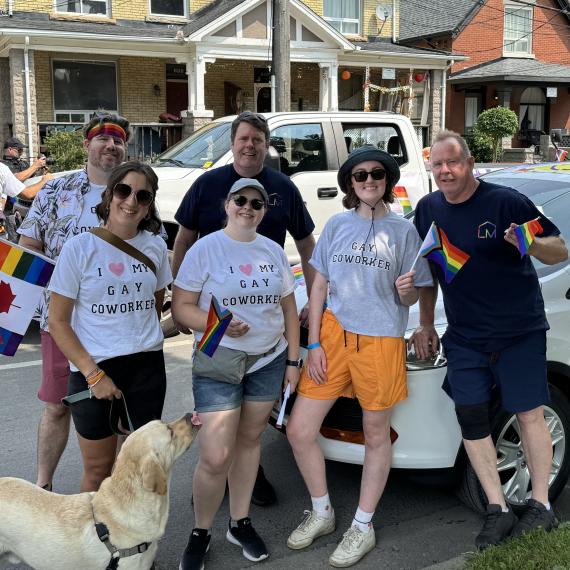 LMCH staff celebrating London Pride